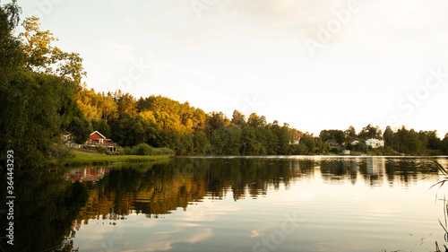 Wallpaper Mural sunset on the lake Torontodigital.ca