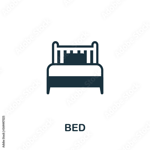 Bed icon. Simple element from well sleep collection. Creative Bed icon for web design, templates, infographics and more