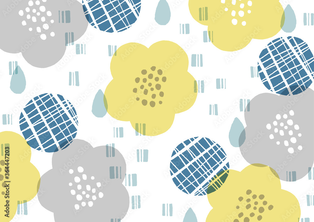 ポップでかわいい和柄夏の雨イメージ Stock Vector Adobe Stock ポップでかわいい和柄夏の雨イメージ Stock Vector Adobe Stock