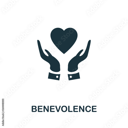Benevolence icon. Simple element from business management collection. Creative Benevolence icon for web design, templates, infographics and more