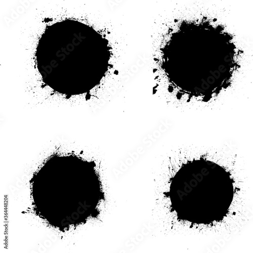 Grunge vector textured shape