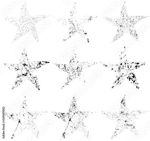 grunge vector stars vector