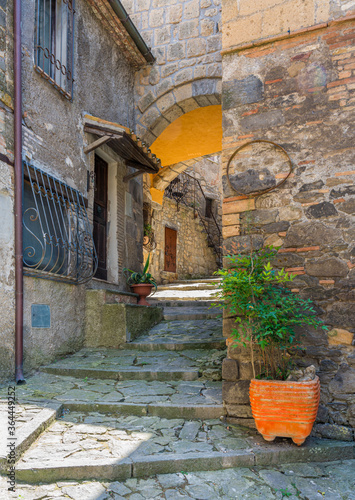 Scenic sight in the village of Civitella d'Agliano, Province of Viterbo, Lazio, Italy.