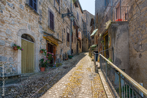 Scenic sight in the village of Civitella d'Agliano, Province of Viterbo, Lazio, Italy.