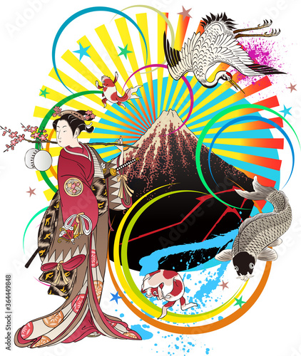 浮世絵　デザイン　その13