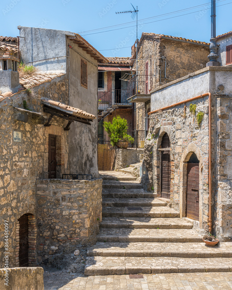 Obraz premium Scenic sight in the village of Castiglione in Teverina, Province of Viterbo, Lazio, Italy.