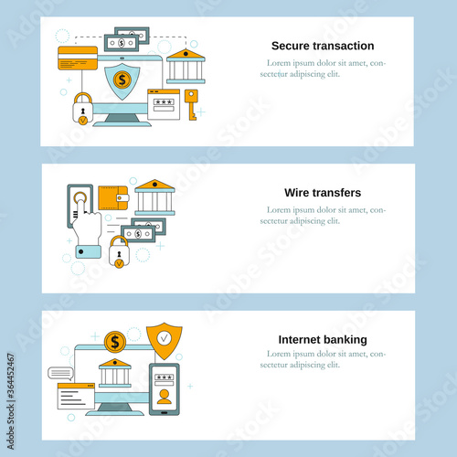Secure transaction, Wire transfers, Internet banking
