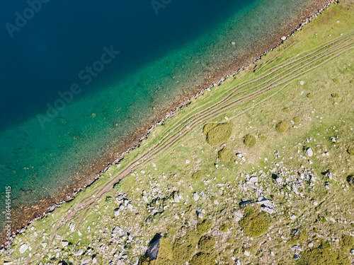 The Kidney lake at The Seven Rila Lakes, Bulgaria photo