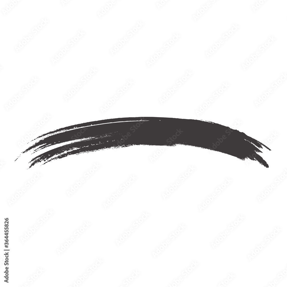 Black brush stroke isolated on white background. Trendy brush stroke for black ink paint, grunge backdrop, dirt banner, watercolor design and dirty texture. Brush stroke vector illustration Black brush stroke isolated on white background. Trendy brush stroke for black ink paint, grunge backdrop, dirt banner, watercolor design and dirty texture. Brush stroke vector illustration