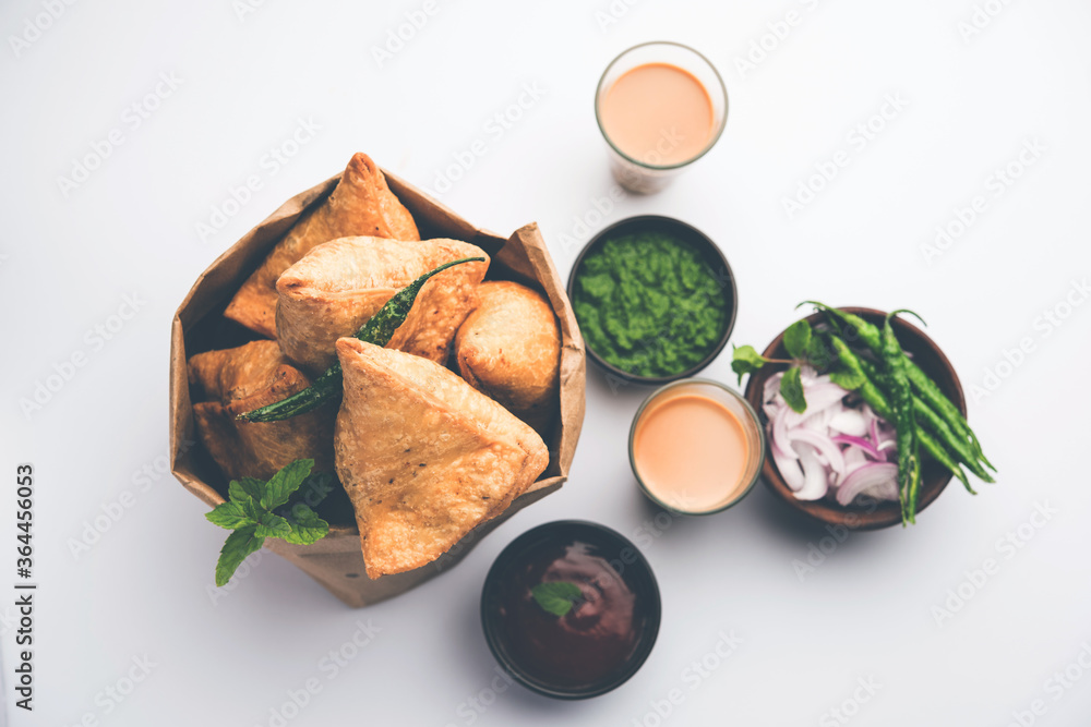 Samosa Snack is an Indian deep fried pastry with a spiced filling