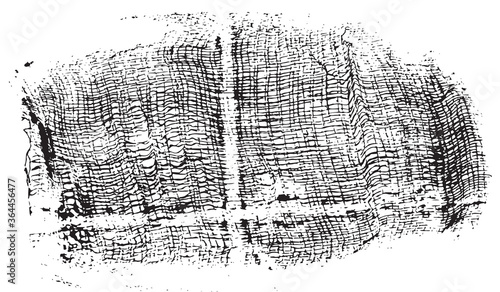  Texture of soft gauze cotton fabric. Abstract monochrome background of coarse crumpled fabric. Vector illustration.