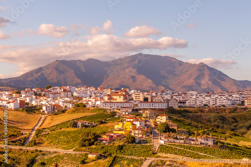 view of the city of Manilva spain