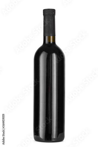 Wallpaper Mural Wine bottle isolated on white background, front view Torontodigital.ca