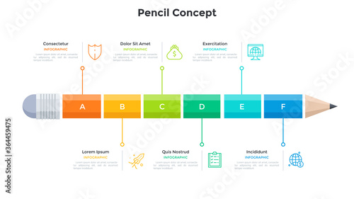 Flat Infographic Vector Template