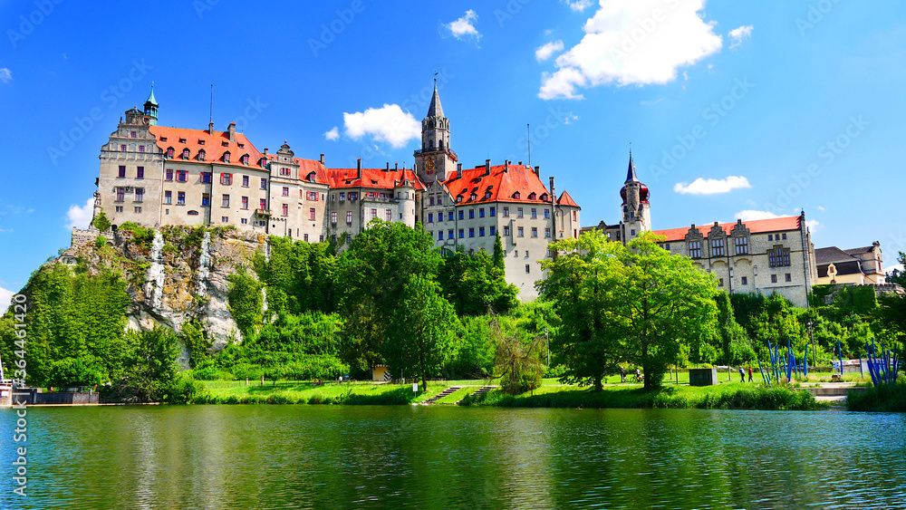 Sigmaringen, Deutschland: Das Schloss Sigmaringen ist eines der berümtesten Bauwerke Süddeutschlands