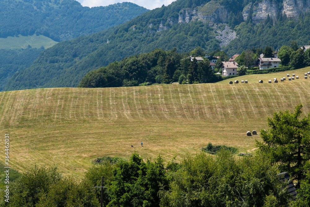 Paesaggio di montagna vicino Brentonico