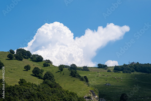 Paesaggio di montagna vicino Brentonico photo