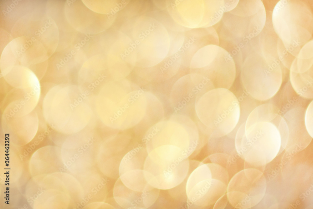 abstract golden background with bokeh