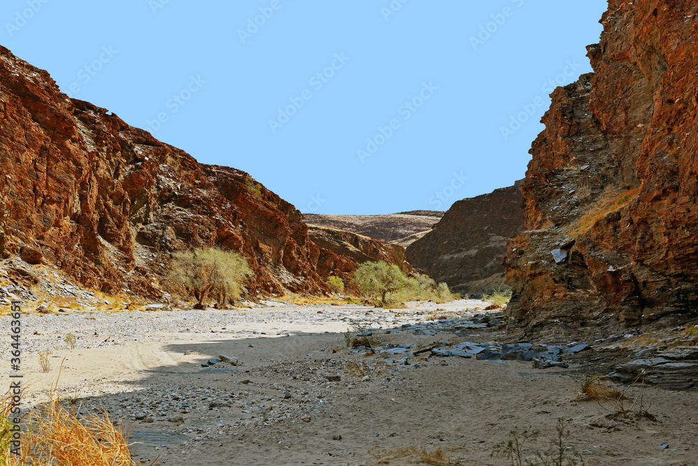 Auf dem weg nach Sossusvlei in Namibia, am Rande des Namib-Naukluft-Nationalpark