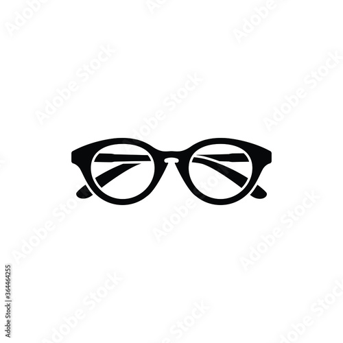 Glasses icon vector, logo isolated on white background