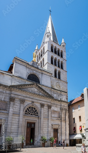 Large pamoramic view of Eglise Notre Dame de Liesse. Annecy, Haute-Savoie, France photo