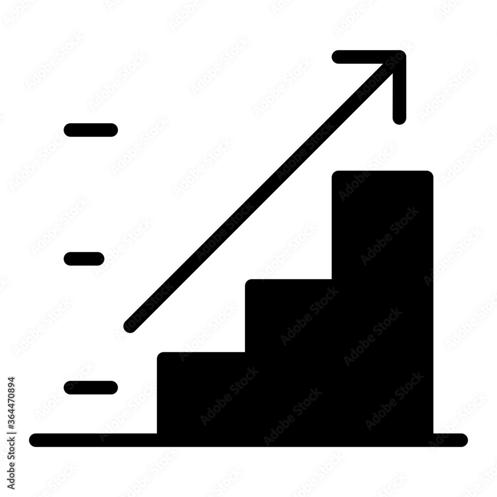 Growth bar icon Growth bar icon