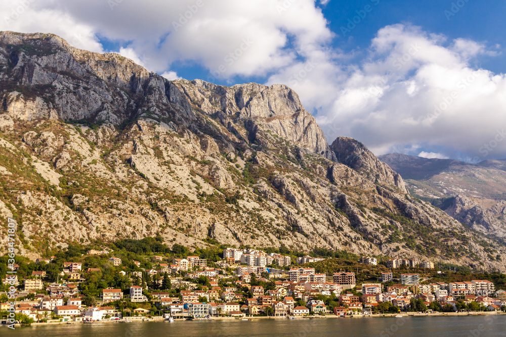 A Modern City on Coast of Montenegro