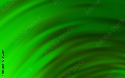 Light Green vector background with curved lines. Colorful abstract illustration with gradient lines. New composition for your brand book.