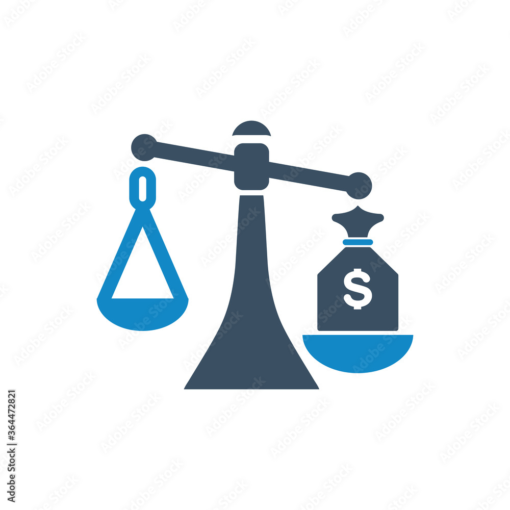 Balance debt icon Balance debt icon