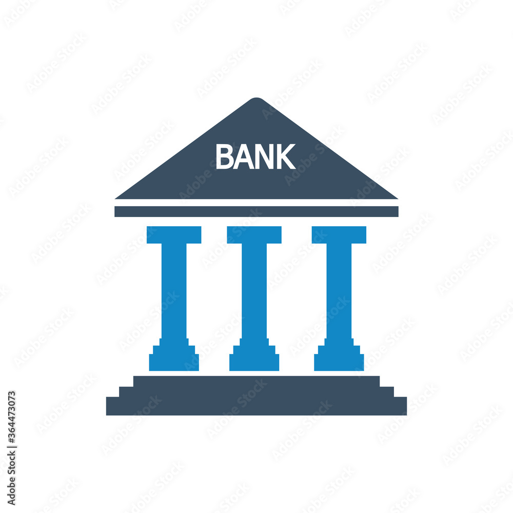 Bank finance icon Bank finance icon
