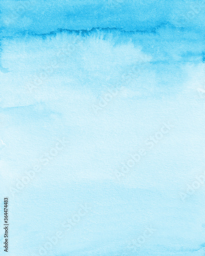 Pastel Blue Watercolor Background, Soft Blue Texture, Digital Paper