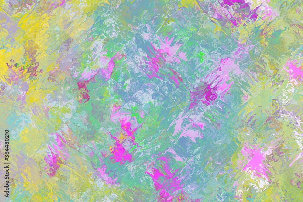 Sweet spring backgrounds. Clear, bright and cheerful background, paintings. For message, adding text, for a art presentation, page, cover, artistic brochure. Abstract painting with copy space.
