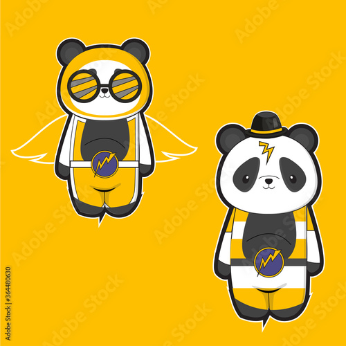 panda cartoon photo