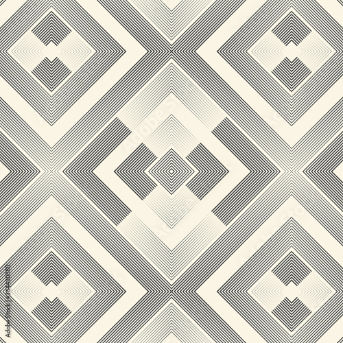 Seamless Striped Pattern. Minimal Monochrome Background