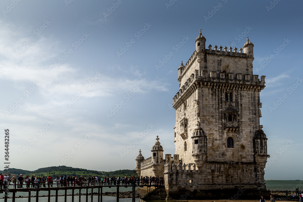 Belem tower and monastery in Lisboa, Lisbon Portugal