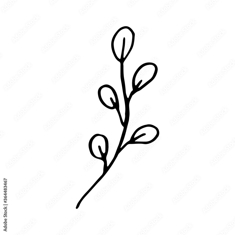 Cute single hand drawn herbal elements. Doodle vector illustration for wedding design, logo and greeting card. Traditional hand drawn spring flowers in ink style. Cute single hand drawn herbal elements. Doodle vector illustration for wedding design, logo and greeting card. Traditional hand drawn spring flowers in ink style.
