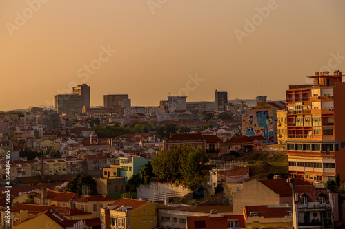 Lisboa Lisbon sunset, capital of Portugal  © PANAGIOTIS