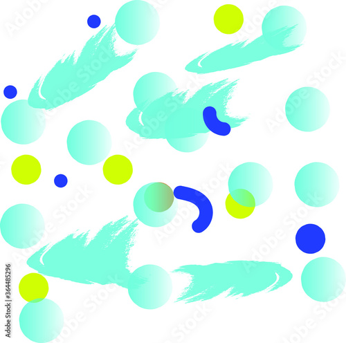 Colored bright brush strokes for the children s background  vector abstract image. Beautiful texture of brush strokes and lines for design of packaging or postcard.