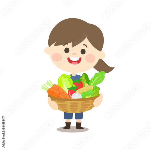 Cartoon  Thai Farmer 