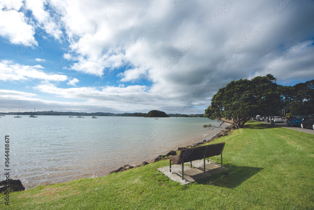 Ocean view in Paihia, bay of islands, northland, New Zealand Ocean view in Paihia, bay of islands, northland, New Zealand