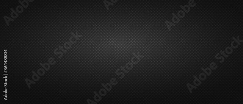 Black background metal square mesh. Monochrome seamless background.
