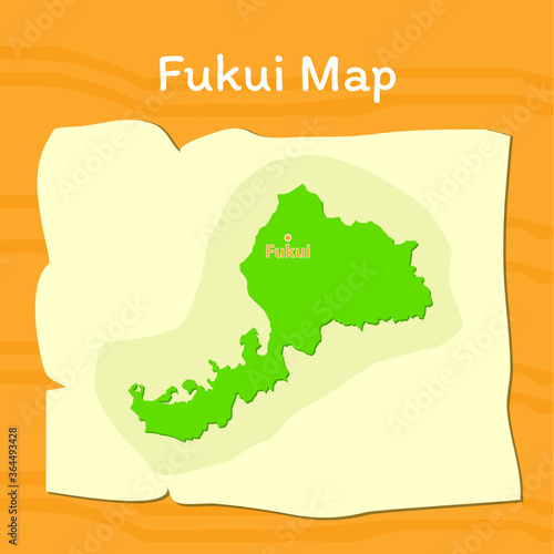 Fukui Prefecture Map of Japan Country photo