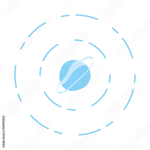 saturn planet universe isolated icon