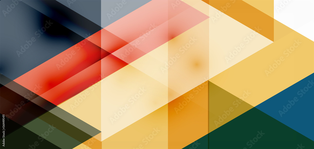Geometric abstract background, mosaic triangle and hexagon shapes. Trendy abstract layout template for business or technology presentation, internet poster or web brochure cover, wallpaper Geometric abstract background, mosaic triangle and hexagon shapes. Trendy abstract layout template for business or technology presentation, internet poster or web brochure cover, wallpaper