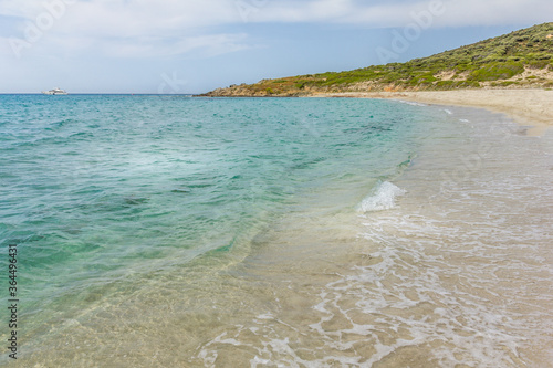 Bodri beach in Corsica, France photo