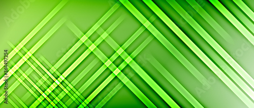 Bright gradient neon lines abstract background