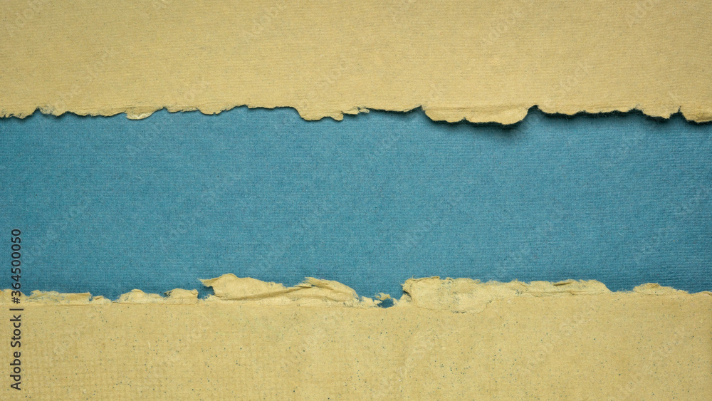 colorful paper abstract with a copy space - sheets of bark and cotton rag paper
