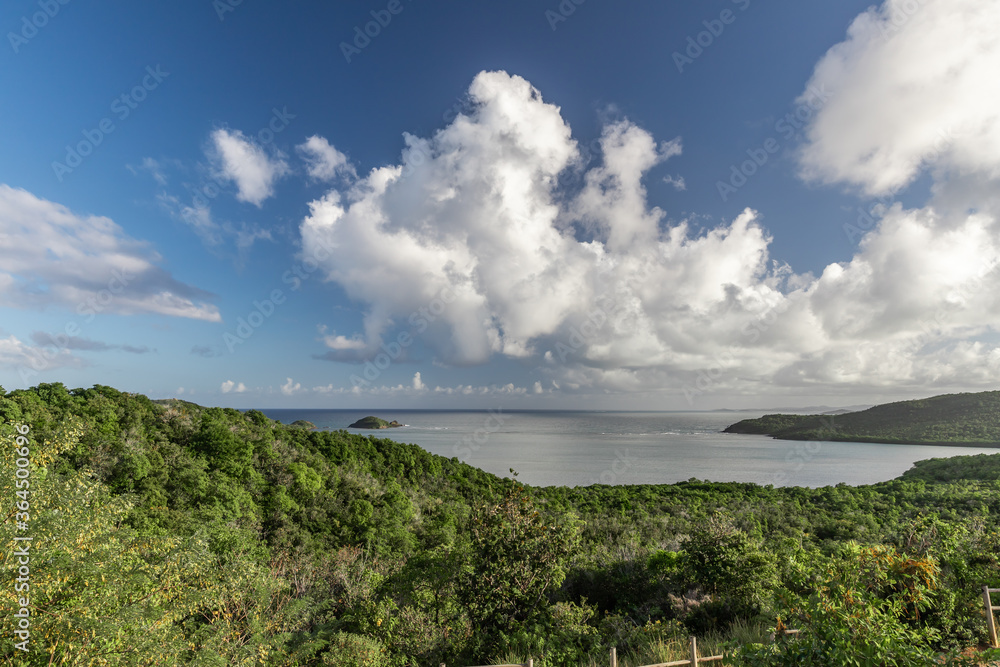 Ocean view in Trinite, Martinique, France