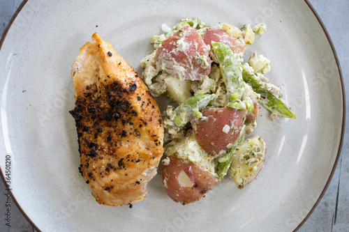 Grilled Chicken with Potato...