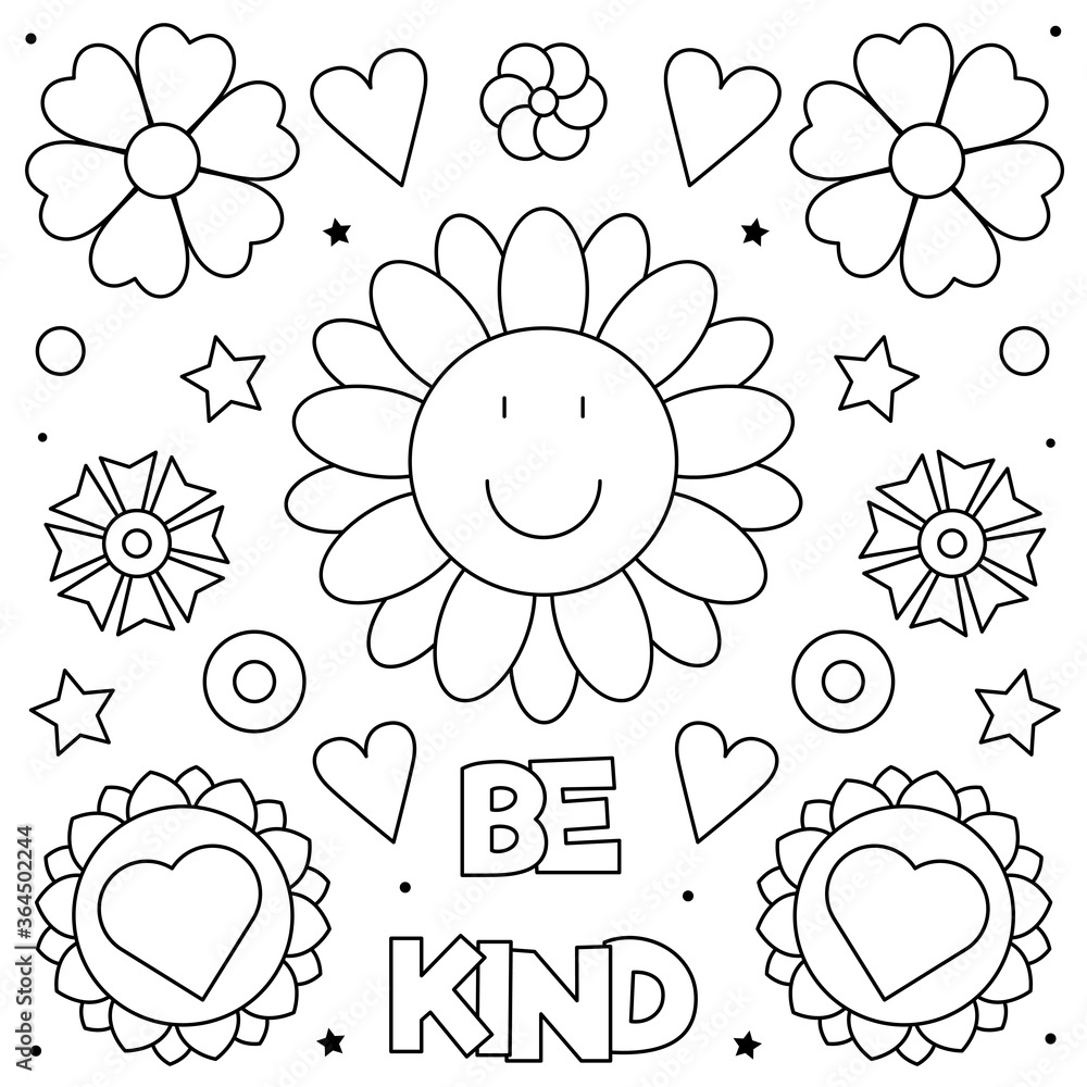 Being Kind Coloring Pages